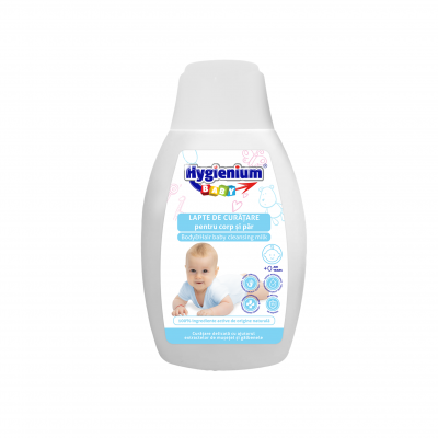 lapte de curatare pentru par si corp, hygienium baby, 300ML
